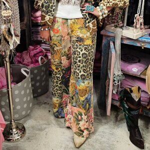 A Rare Bird Leopard Garden Pants